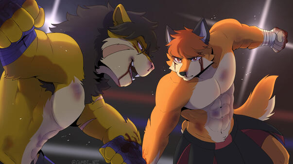 Characters belongs to @Redfloofybunz