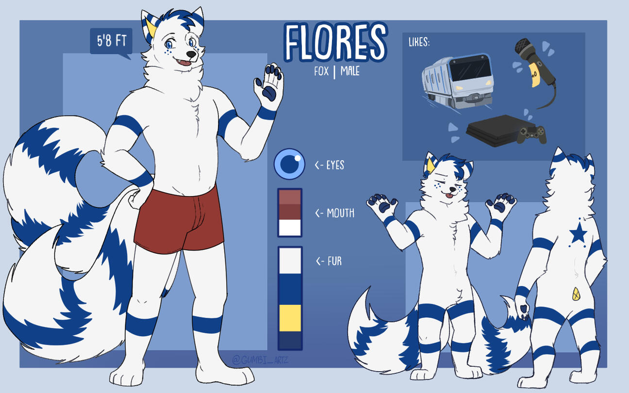 Small reference Sheet for @ArcticolTheFox