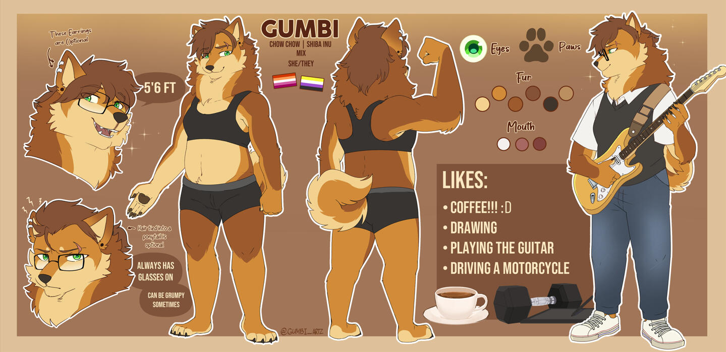 Large ref. sheet of Gumbi